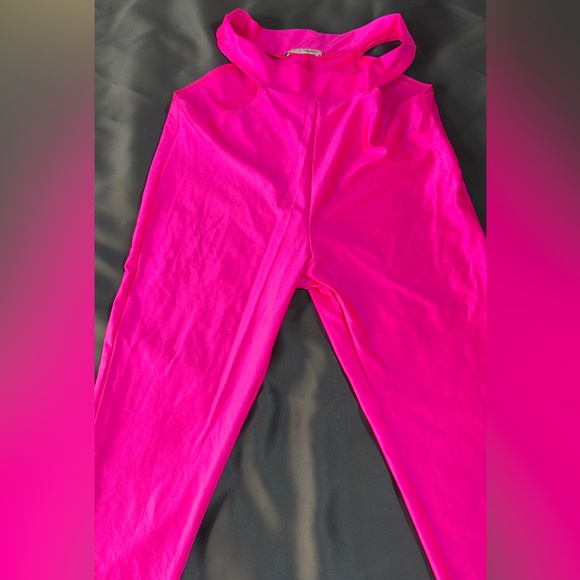 Vibrant Pink Leggings - Picture 4 of 4